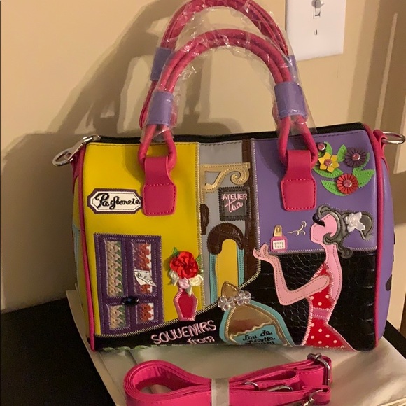 Handbags - Brand new leather cartoon pocket book satchel type